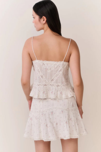 Ondeline Floral Embroidered Cotton Top- LoveShackFancy