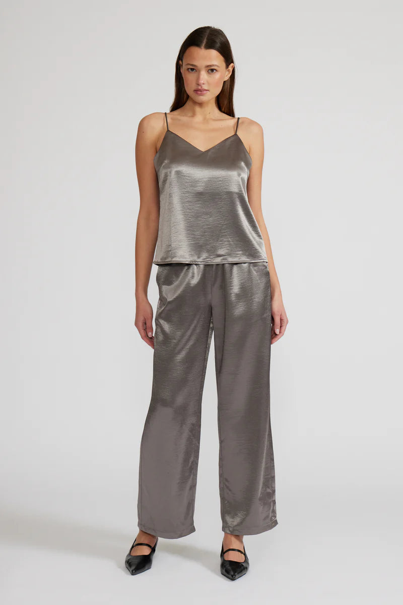 Jillian Relaxed Pewter Pant