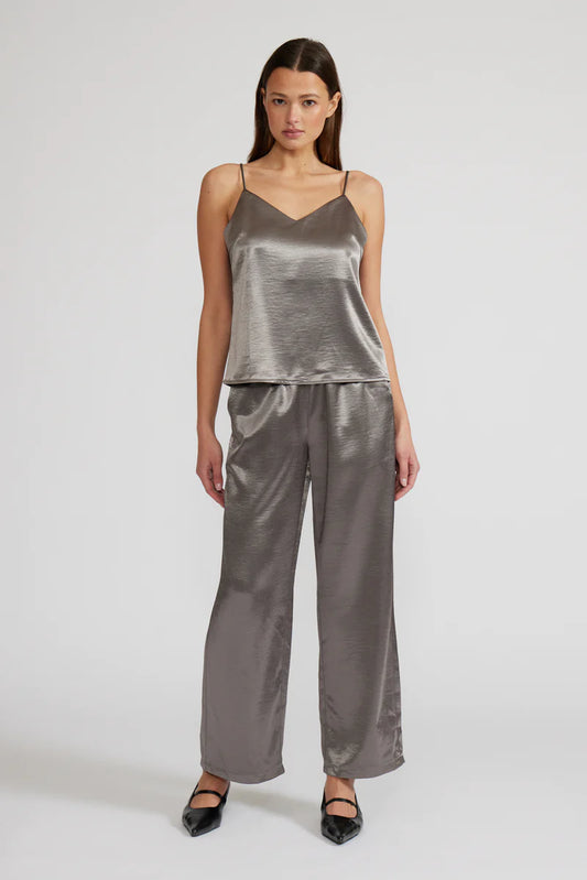 Jillian Relaxed Pewter Pant