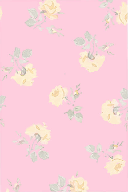 Umber Cotton Cover-Up Skirt Polaroid Rose- LoveShackFancy