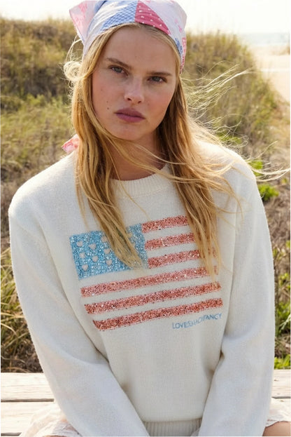 Ty Sparkle Americana Pullover - LoveShackFancy