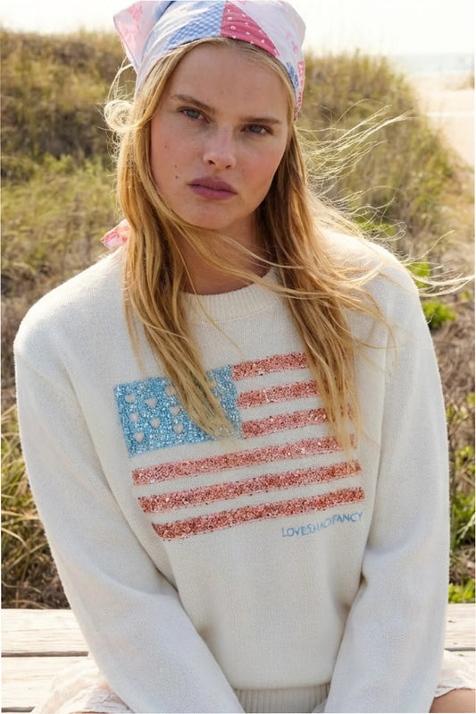 Ty Sparkle Americana Pullover - LoveShackFancy