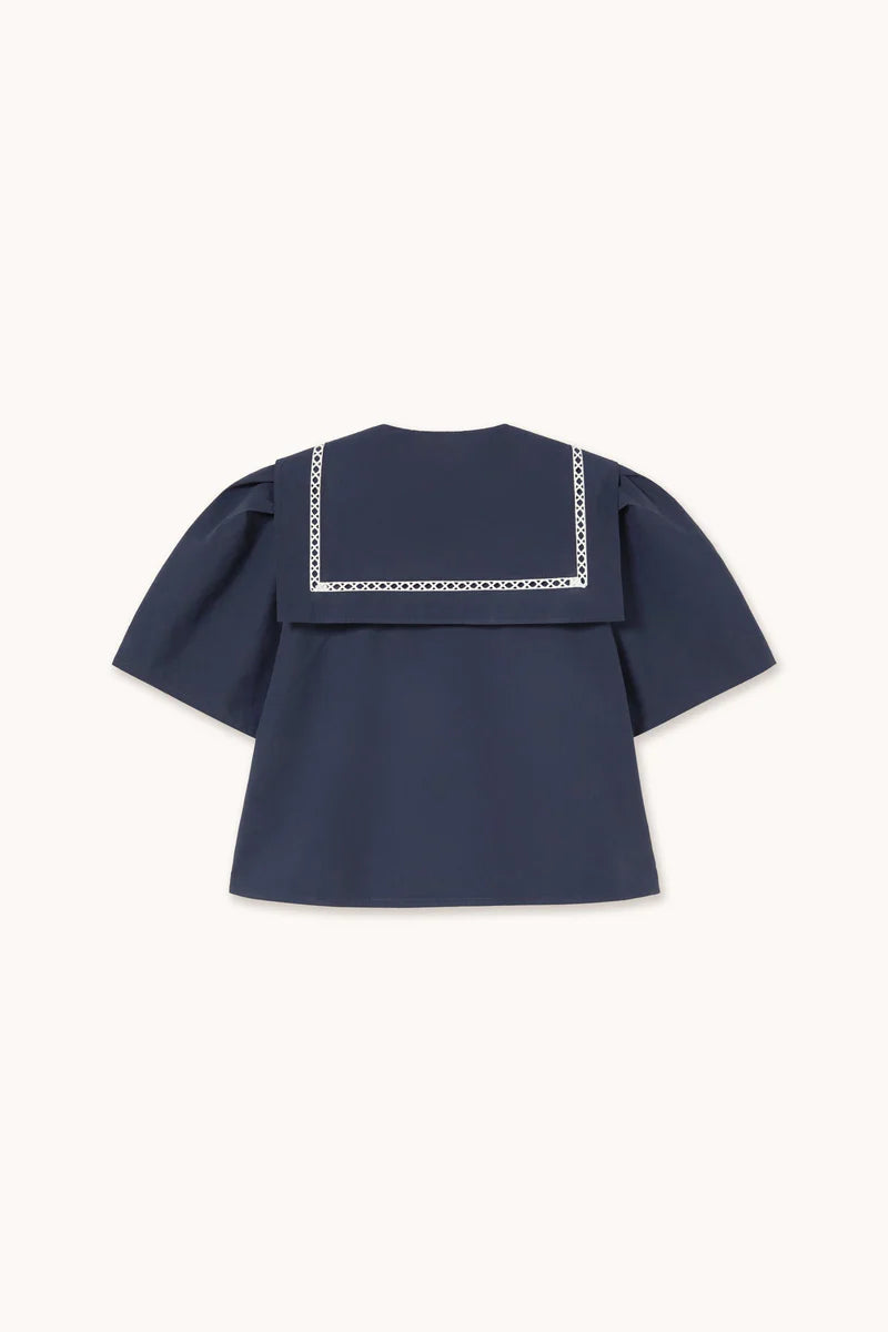 Sailor Neck Blouse -The Tiny Big Sister