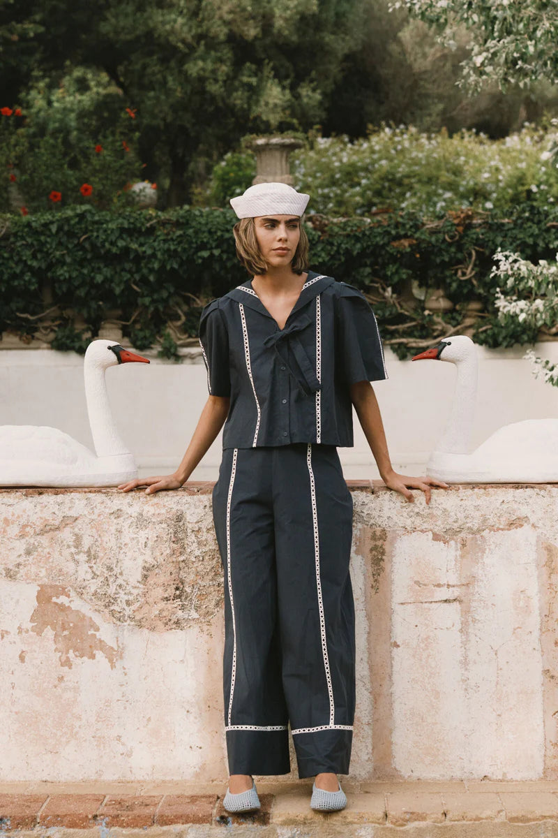 Wide Sailor Pants- The Tiny Big Sister