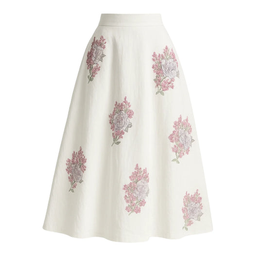 Ada Print Skirt-Multi Floral