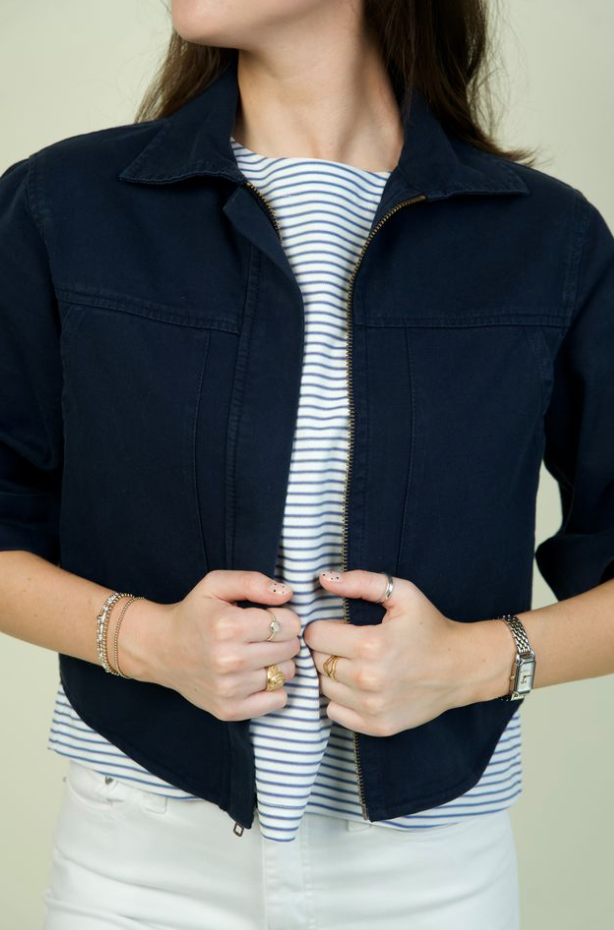 Annora Jacket Navy- Sundays bywewaresundays