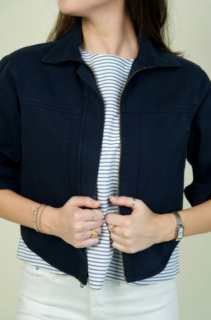Annora Jacket Navy- Sundays bywewaresundays