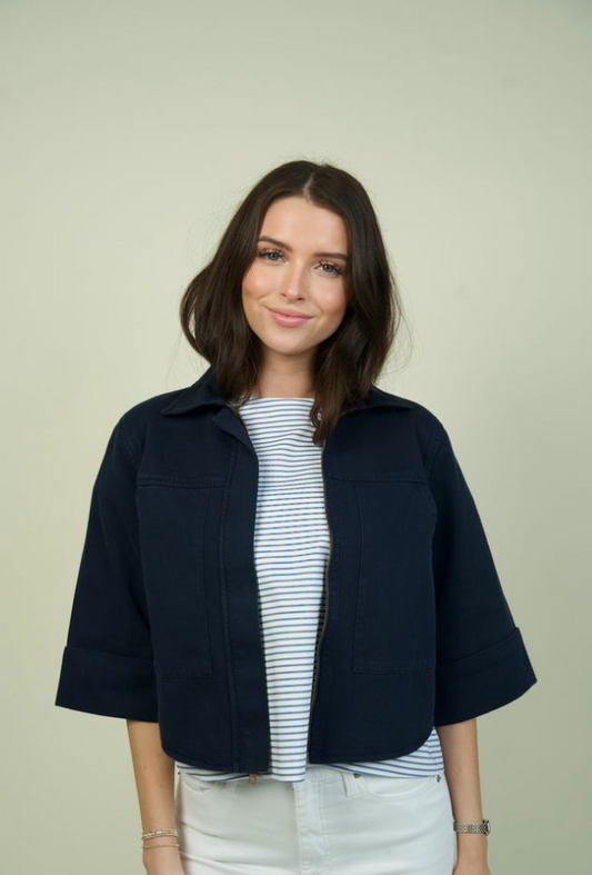 Annora Jacket Navy- Sundays bywewaresundays