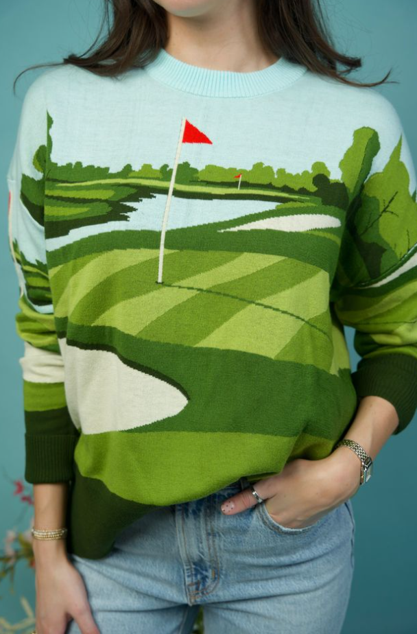 Callie Sweater Fairway- Beach Riot