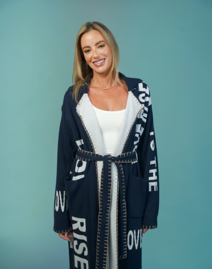 Zoom Love Rises to the Top Duster- Kerri Rosenthal