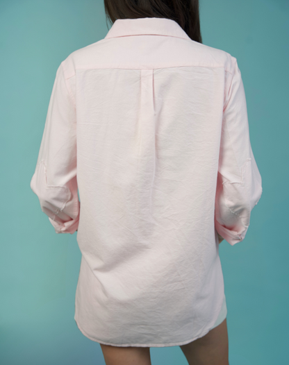 Mia Lightweight Oxford Shirt Pink- Kerri Rosenthal