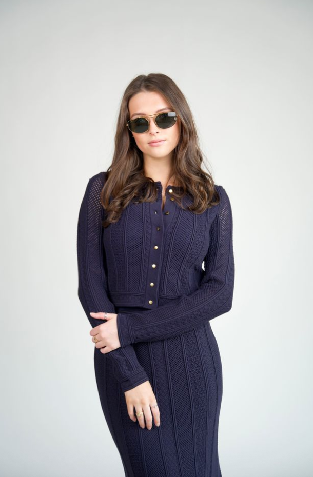 Adrine Cardigan Navy- Sundays by wearesundays