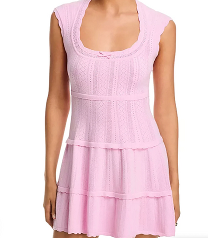 Laighton Dress Candy Floss Pink- LoveShackFancy