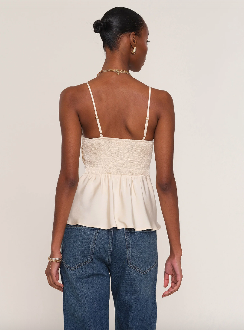 Joelle Cami in Bisque- heartloom