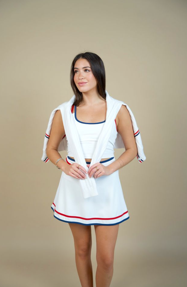 Tamara Skirt Heritage White- Beach Riot