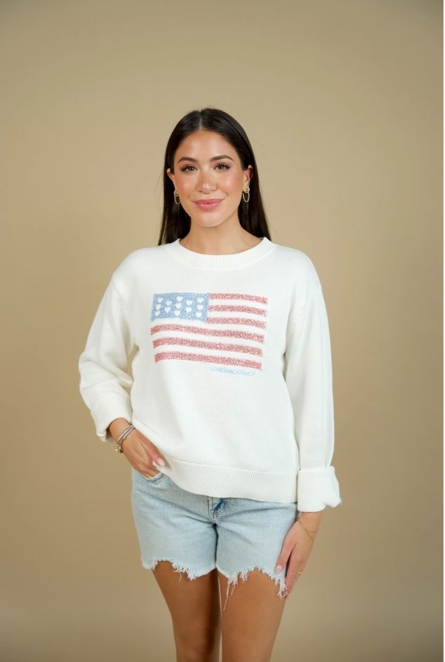 Ty Sparkle Americana Pullover - LoveShackFancy