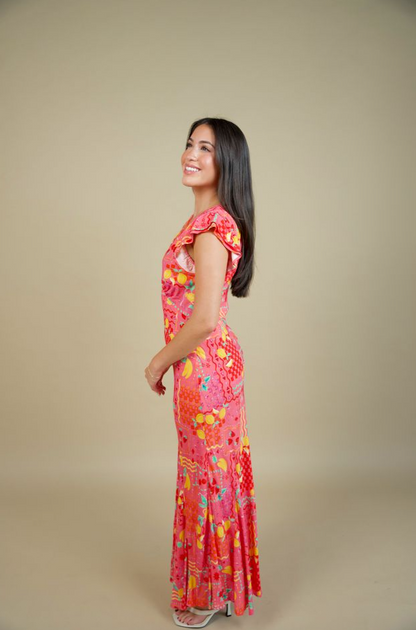 Elodie Dress in Passion Fruit- Beach Riot