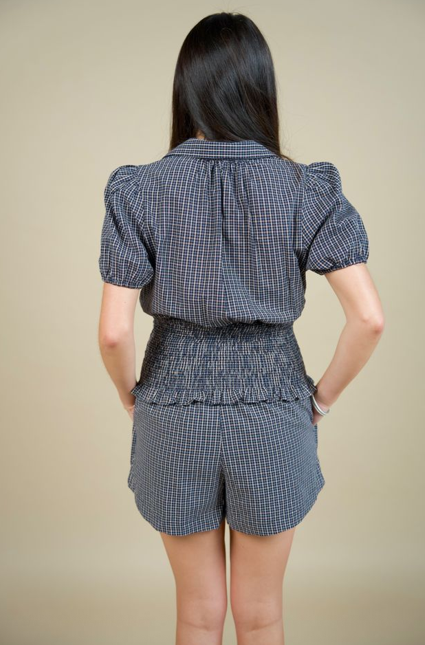 Cardinal Two-Piece in Indigo- heartloom