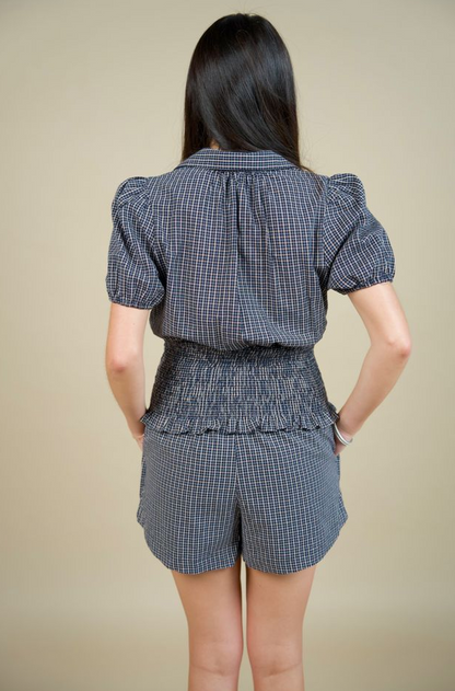 Cardinal Two-Piece in Indigo- heartloom