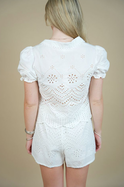 Floria Two-Piece in Eggshell- heartloom