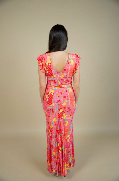 Elodie Dress in Passion Fruit- Beach Riot