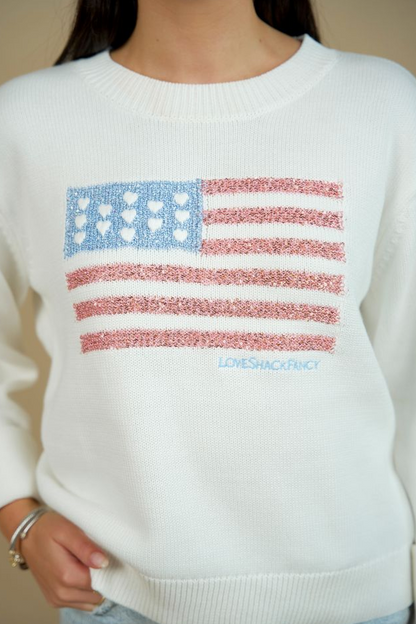 Ty Sparkle Americana Pullover - LoveShackFancy