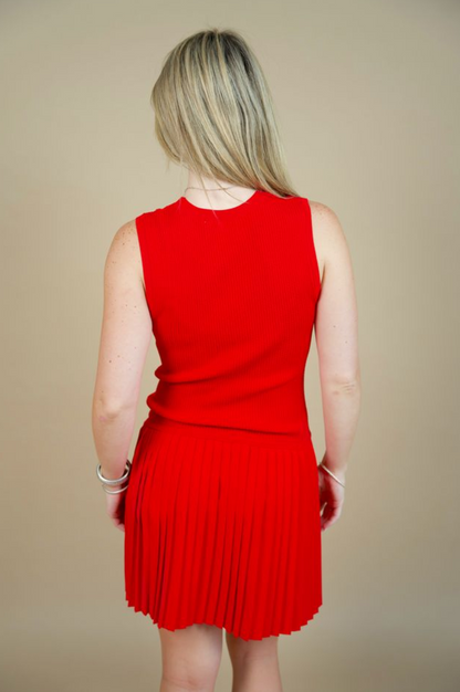 Mina Dress Royal Red- Beach Riot