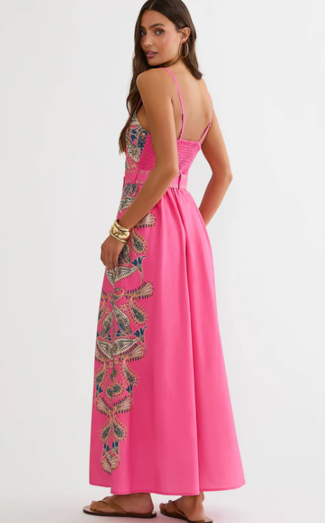 Rianne Dress Capri Soleil Paisley- Beach Riot