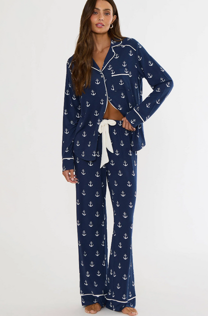 Livy Top & Connie Pj Set Regatta Anchor- Beach Riot