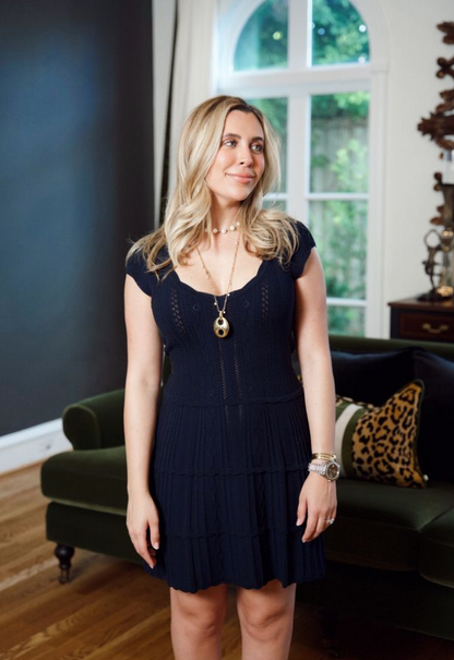 Taegan Dress Midnight Kiss- LoveShackFancy