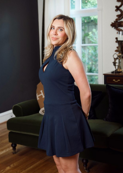 Iona Dress Navy- Sunday by wearesundays
