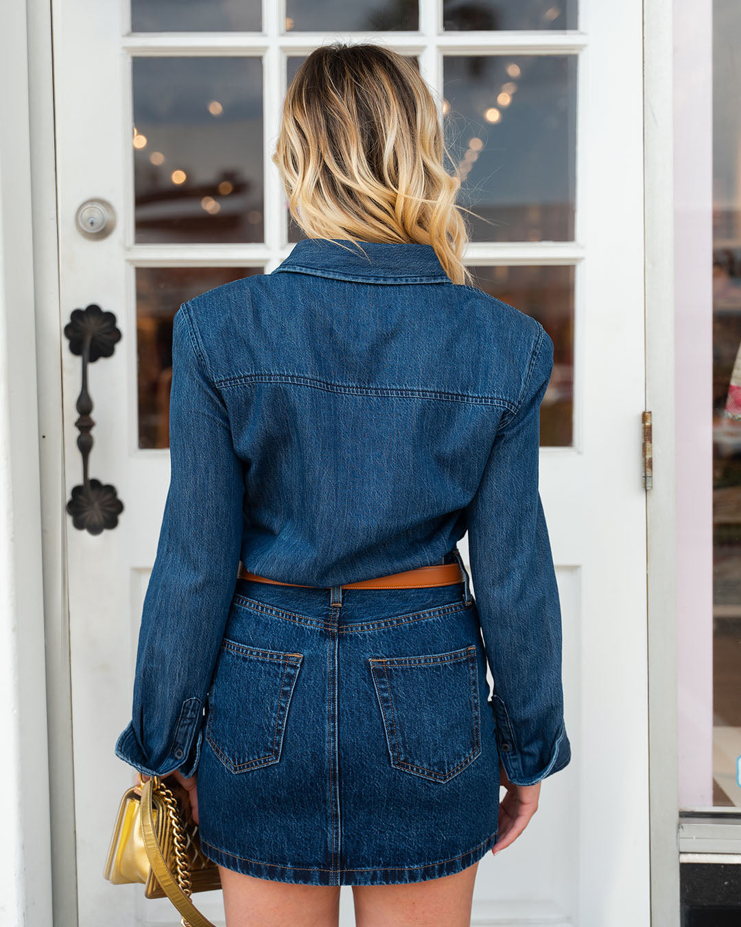 Pixie Mix Media Mini Dress