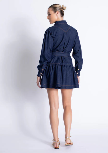 Saraswati Denim Dress