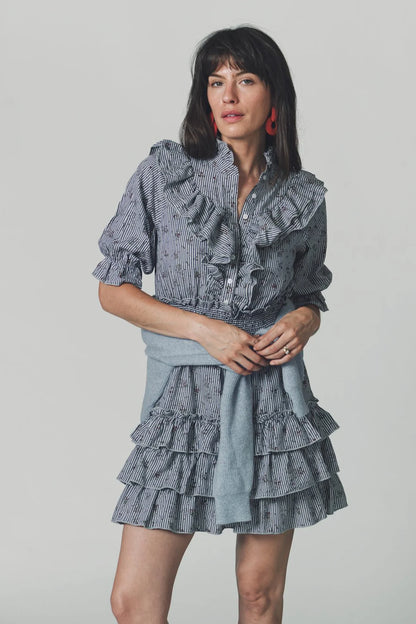 The Ruffled Tiered Mini Dress