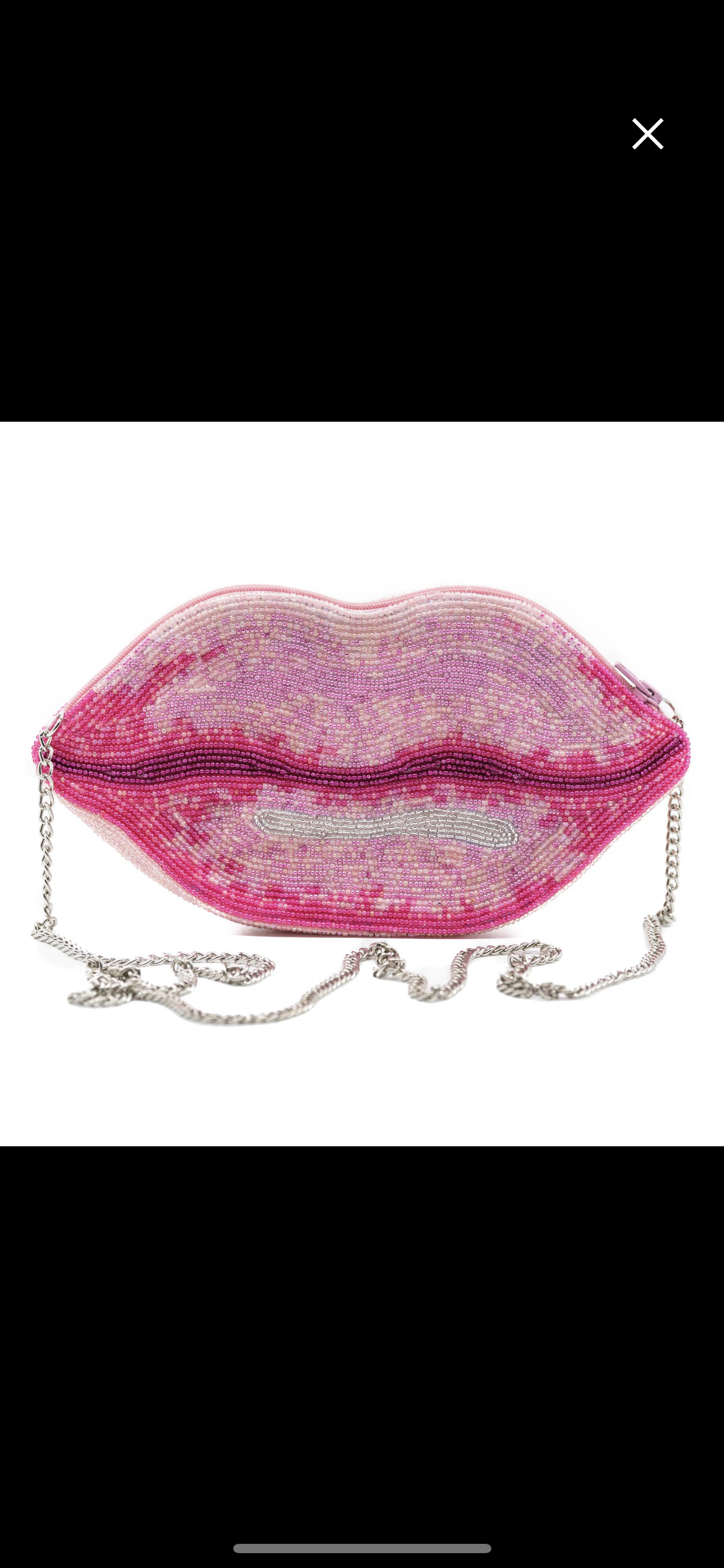 Sequin Lips Handbag